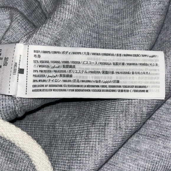 Abercrombie & Fitch A&F Mara Crew LuxeLoft Sweater Vest Gray XL - Picture 6 of 6